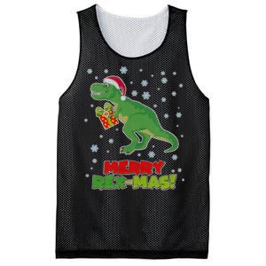 Merry Rex-Mas Ugly Christmas Mesh Reversible Basketball Jersey Tank