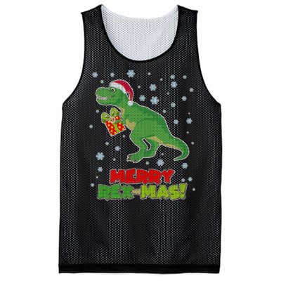 Merry Rex-Mas Ugly Christmas Mesh Reversible Basketball Jersey Tank