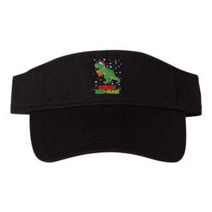 Merry Rex-Mas Ugly Christmas Valucap Bio-Washed Visor