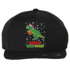 Merry Rex-Mas Ugly Christmas Wool Snapback Cap