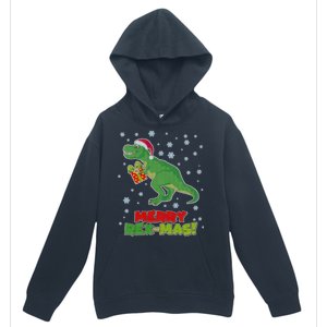 Merry Rex-Mas Ugly Christmas Urban Pullover Hoodie