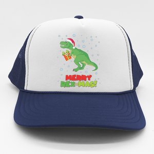 Merry Rex-Mas Ugly Christmas Trucker Hat