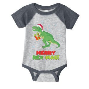 Merry Rex-Mas Ugly Christmas Infant Baby Jersey Bodysuit