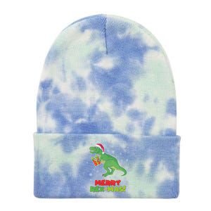 Merry Rex-Mas Ugly Christmas Tie Dye 12in Knit Beanie