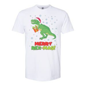 Merry Rex-Mas Ugly Christmas Softstyle CVC T-Shirt