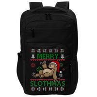 Merry Slothmas Ugly Christmas Impact Tech Backpack