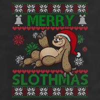 Merry Slothmas Ugly Christmas 11oz C Handle Ceramic Mug
