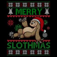 Merry Slothmas Ugly Christmas Premium T-Shirt
