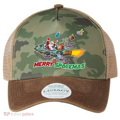 Merry Spacemas Santa Legacy Tie Dye Trucker Hat