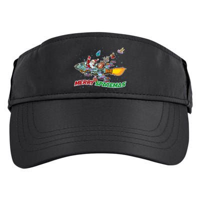 Merry Spacemas Santa Adult Drive Performance Visor