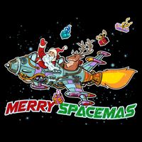 Merry Spacemas Santa Wool Snapback Cap