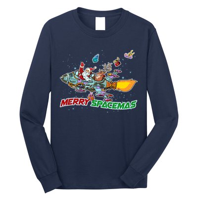 Merry Spacemas Santa Long Sleeve Shirt