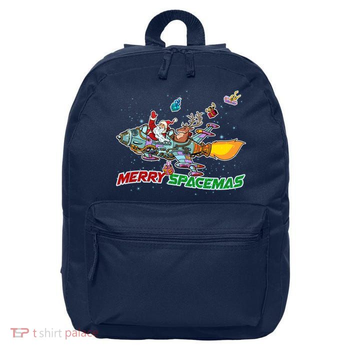 Merry Spacemas Santa 16 in Basic Backpack