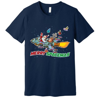 Merry Spacemas Santa Premium T-Shirt