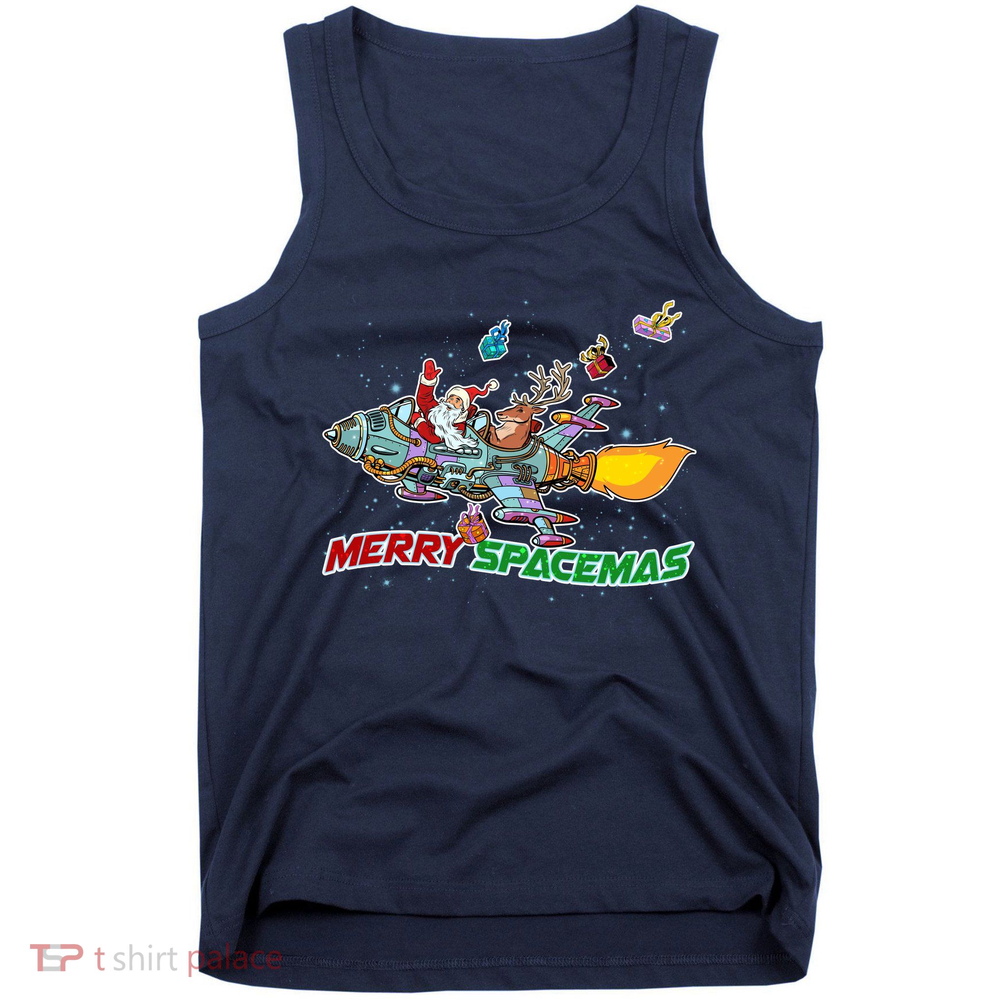 Merry Spacemas Santa Tank Top