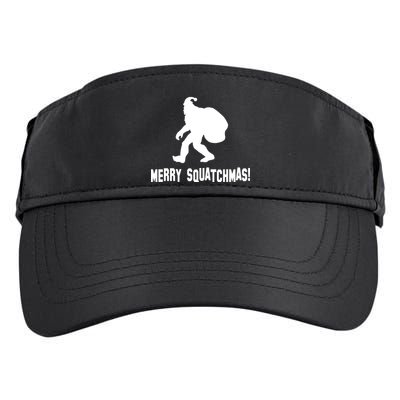 Merry Squatchmas Christmas Adult Drive Performance Visor