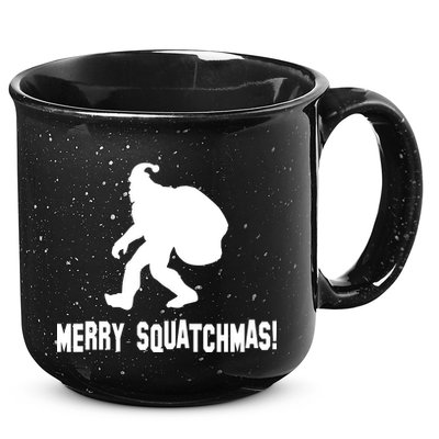 Merry Squatchmas Christmas 15oz Campfire Ceramic Mug