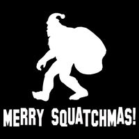 Merry Squatchmas Christmas Drawstring Bag