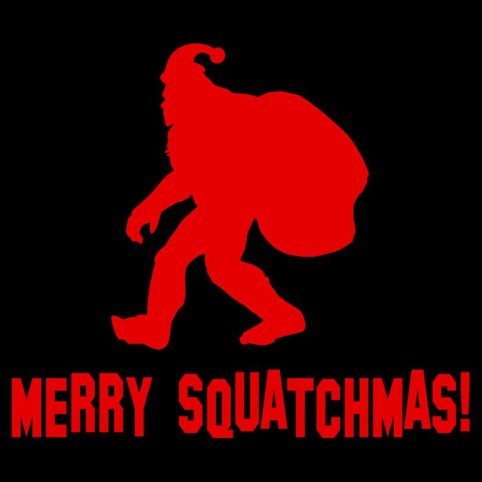 Merry Squatchmas Christmas 16oz Travel Tumbler