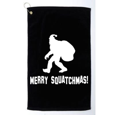 Merry Squatchmas Christmas Golf Towel