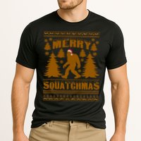 Merry Squatchmas Ugly Christmas Sweater Cooling Performance Crew T-Shirt