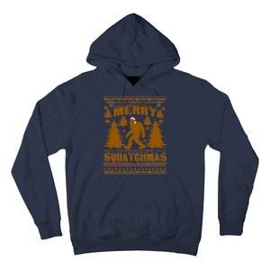 Merry Squatchmas Ugly Christmas Sweater Hoodie