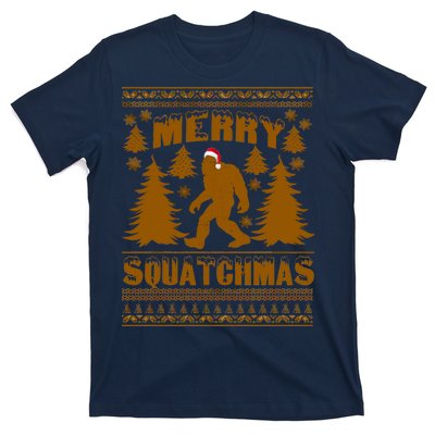 Merry Squatchmas Ugly Christmas Sweater T-Shirt