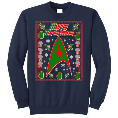 Merry Starfleet Christmas Ugly Sweater Sweatshirt