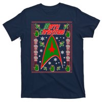 Merry Starfleet Christmas Ugly Sweater T-Shirt