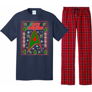 Merry Starfleet Christmas Ugly Sweater Pajama Set