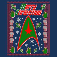 Merry Starfleet Christmas Ugly Sweater Flatbill Hat