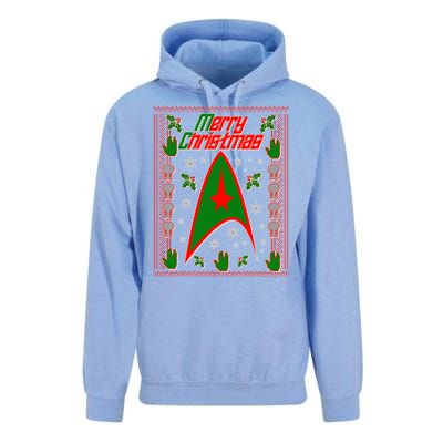 Merry Starfleet Christmas Ugly Sweater Unisex Surf Hoodie