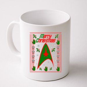 Merry Starfleet Christmas Ugly Sweater Coffee Mug