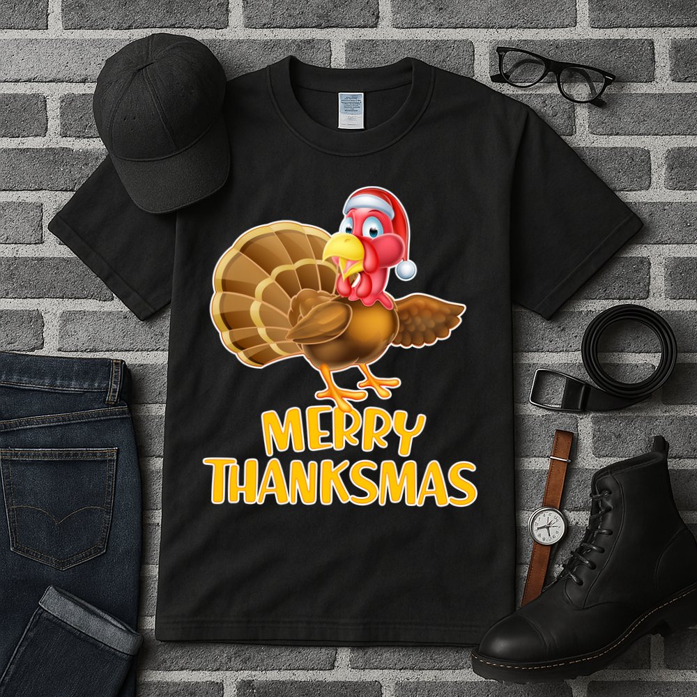 Merry Thanksmas Turkey Tall T-Shirt