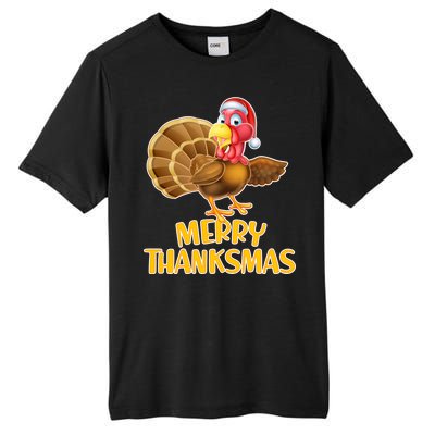 Merry Thanksmas Turkey Tall Fusion ChromaSoft Performance T-Shirt