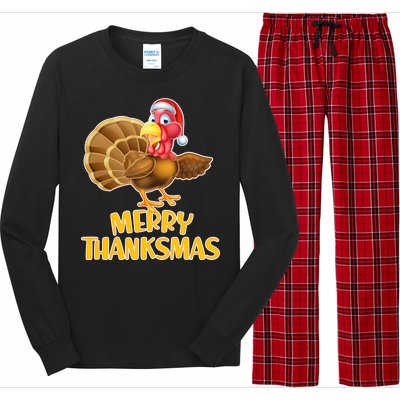 Merry Thanksmas Turkey Long Sleeve Pajama Set