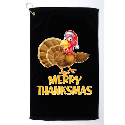 Merry Thanksmas Turkey Platinum Collection Golf Towel