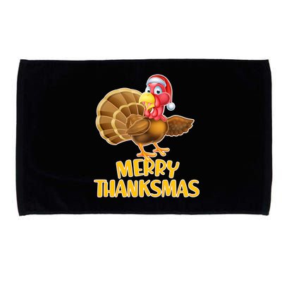 Merry Thanksmas Turkey Microfiber Hand Towel