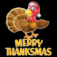 Merry Thanksmas Turkey Visor