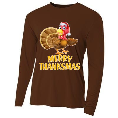 Merry Thanksmas Turkey Cooling Performance Long Sleeve Crew
