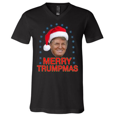 Merry Trumpmas Trump Christmas V-Neck T-Shirt