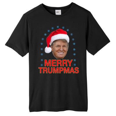 Merry Trumpmas Trump Christmas Tall Fusion ChromaSoft Performance T-Shirt