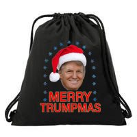 Merry Trumpmas Trump Christmas Drawstring Bag