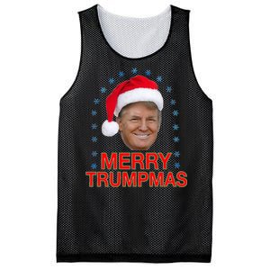 Merry Trumpmas Trump Christmas Mesh Reversible Basketball Jersey Tank