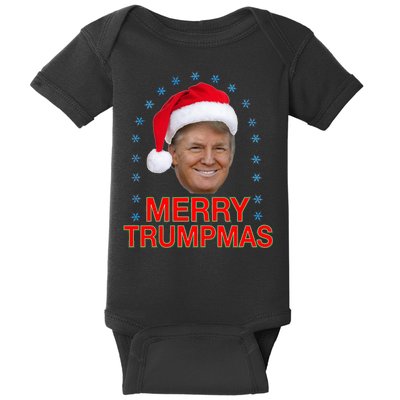 Merry Trumpmas Trump Christmas Baby Bodysuit