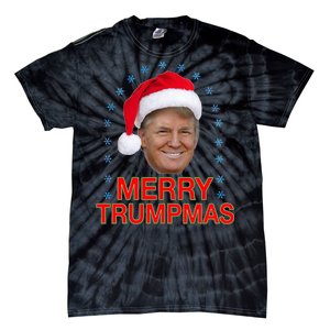 Merry Trumpmas Trump Christmas Tie-Dye T-Shirt