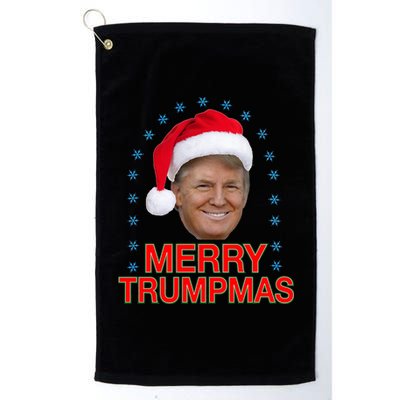 Merry Trumpmas Trump Christmas Platinum Collection Golf Towel