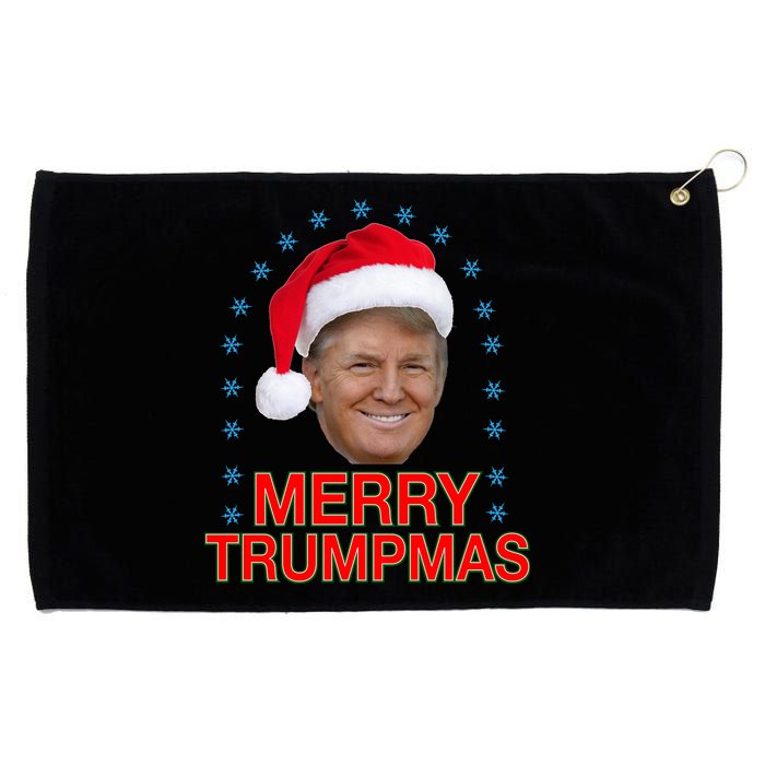 Merry Trumpmas Trump Christmas Grommeted Golf Towel