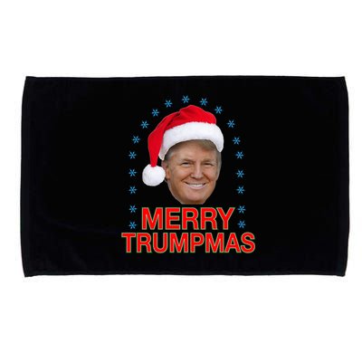 Merry Trumpmas Trump Christmas Microfiber Hand Towel