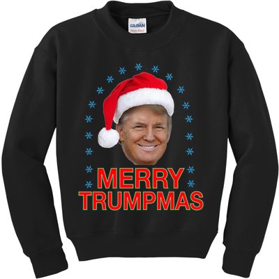 Merry Trumpmas Trump Christmas Kids Sweatshirt